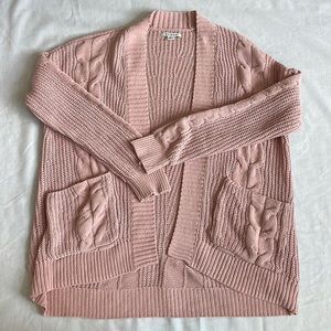 American Eagle Pink Knit Cardigan XS/S